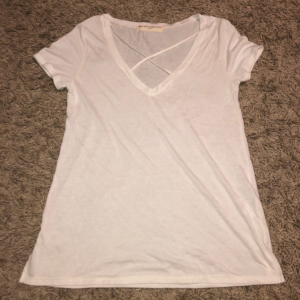 Project Social T Criss Cross V-Neck